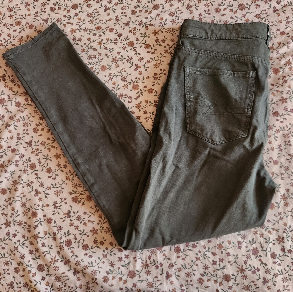 american eagle skinny ripped jeans